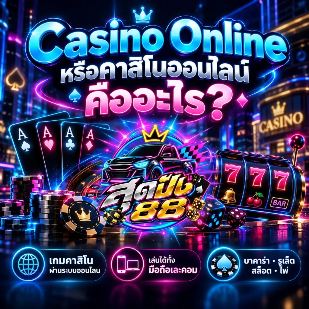 Casino Online หรือคาสิโนออนไลน์ 2026