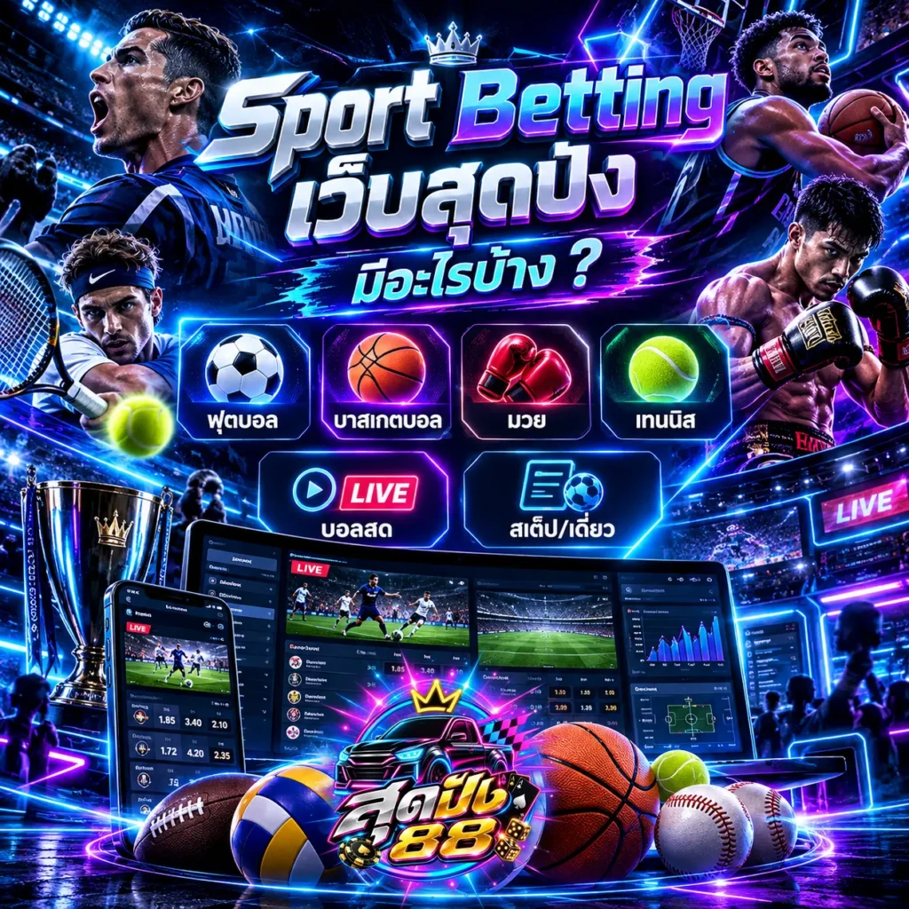 Live Sport Betting เว็บสุดปัง88