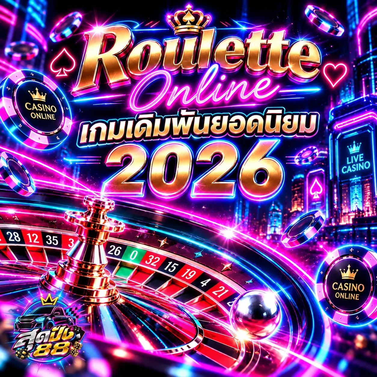 Roulette Online เกมเดิมพันยอดนิยม 2026