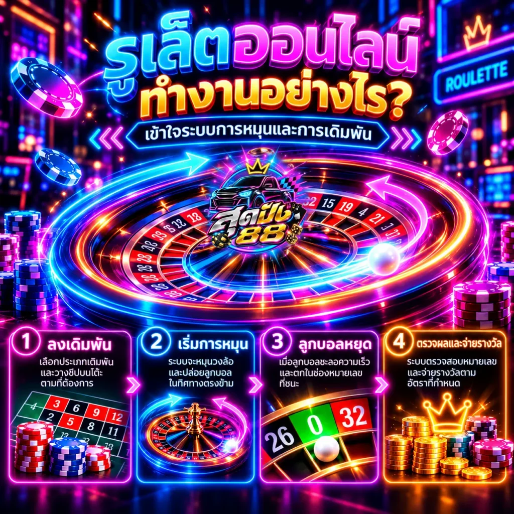 รูเล็ตออนไลน์ทำงานอย่างไร 2026