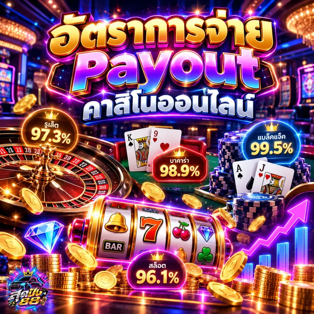 อัตราการจ่าย Payout คาสิโนออนไลน์ 2026