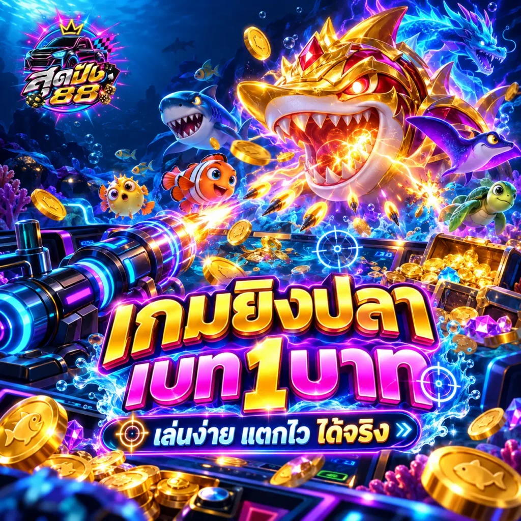 เกมยิงปลาเบท1บาท เล่นง่าย แตกไว ได้จริง 2026