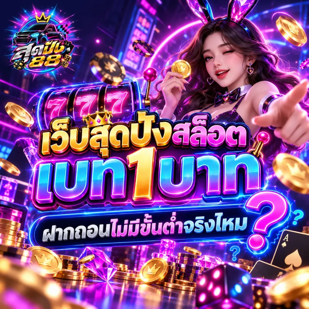 เว็บสุดปังสล็อต เบท1บาท ฝากถอนไม่มีขั้นต่ำ 2026